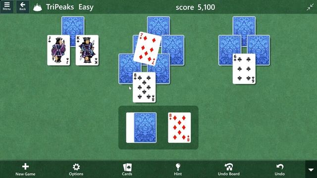 Microsoft Solitaire Collection TriPeaks Fast Prefect Gameplay смотреть онлайн