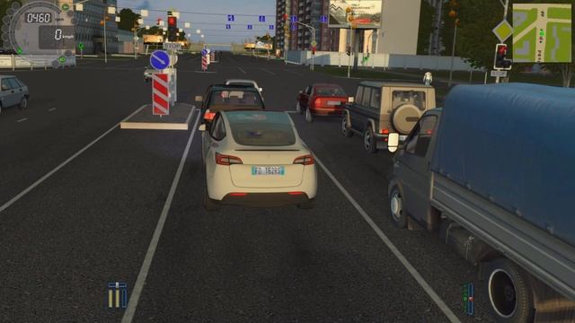 Tesla Model Y | City Car Driving | (Steering Wheel Gameplay) 2K смотреть онлайн
