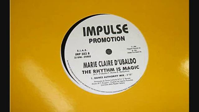 MARIE CLAIRE D UBALDO - THE RHYTHM IS MAGIC (PARTY TIME REMIX DANCE AUTHORITY) ITALIAN VERSION 1994 смотреть онлайн