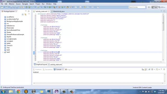 Creaza aplicatii pe android despre Grid Layout смотреть онлайн