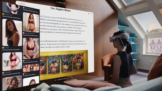 Introducing Apple Vision Pro but 21% more relatable #applevisionpro смотреть онлайн