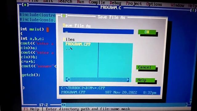 Fatal directive error in c++ turbo Problem solved ✅ смотреть онлайн
