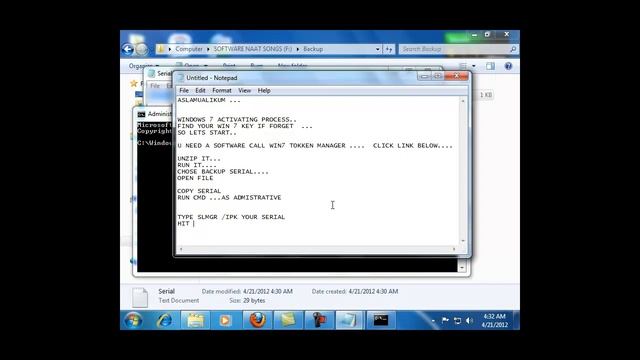 WINDOWS 7 ACTIVATING смотреть онлайн