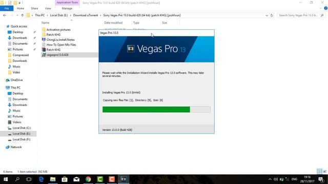 Cara install Sony Vegas Pro-Patch v13.0 (64bit) смотреть онлайн