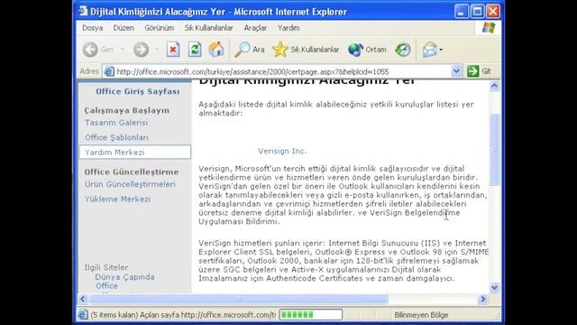 Microsoft Office XP: Sayısal Kimlik Almak смотреть онлайн