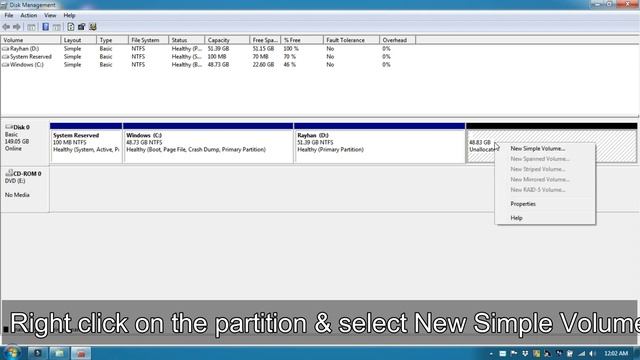 How To Create a New Hard Drive Partition In Windows 7 and 8 and Windows 10 смотреть онлайн