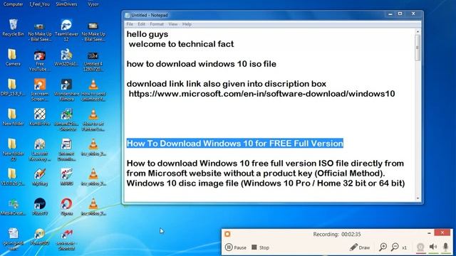 How To Download ISO file for Windows 10 for FREE Full Version смотреть онлайн