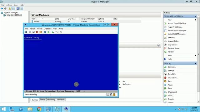 How to Configure Hyper-V Install OS in windows Server 2012 R2 смотреть онлайн
