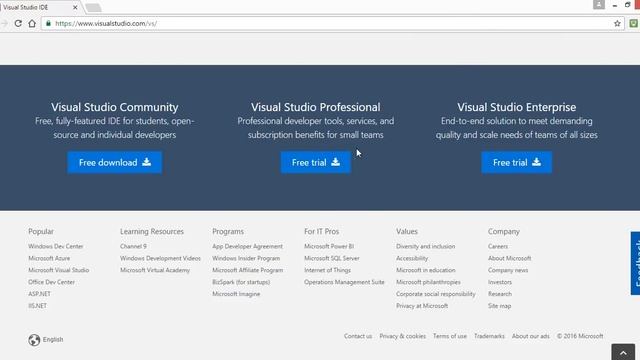 Install Visual Studio 2015 Free смотреть онлайн