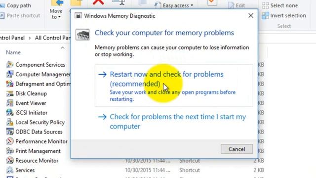 How to Run Memory Diagnostics tool in Windows 10 смотреть онлайн