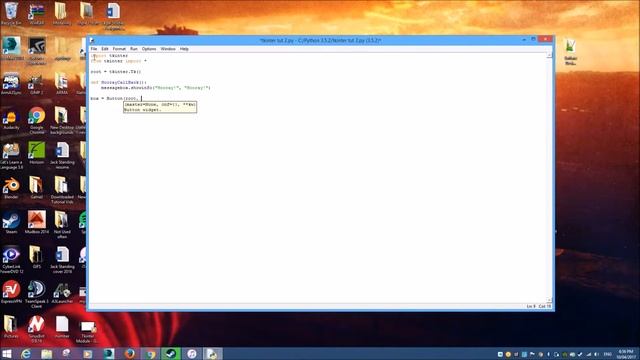 Tkinter Module - GUI Window Simple Widget смотреть онлайн