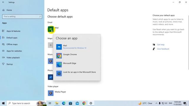 PC Me Default Apps Ki Setting Kare | Windows 10 Computer Me Default Apps Ki Detting Kaise Karen смотреть онлайн