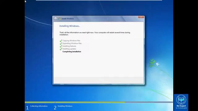 Windows 7 all info with installation | Be Expert In Technologies смотреть онлайн