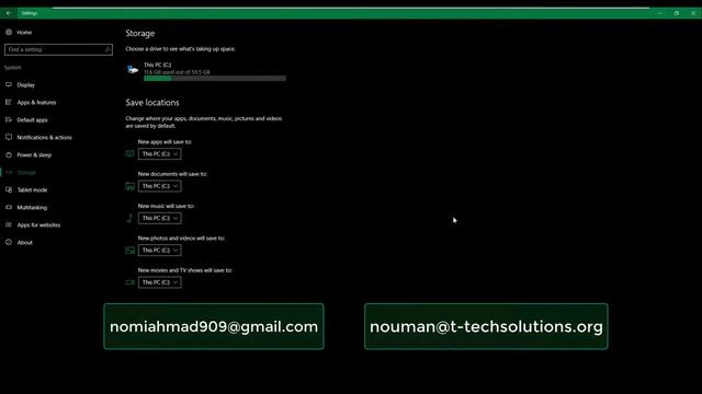 19. System Settings{Storage-Tablet ModeMultitaskingApps for Websites About} in Windows Server 2016 смотреть онлайн