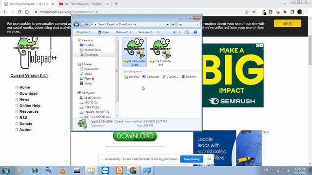 How To Download And Instal Notepad++ On Windows | Notepad++ | Part - 3 смотреть онлайн