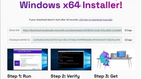 how to download install .NET 6 New Features windows 10 or 11 (Microsoft .NET SDK 6.0)