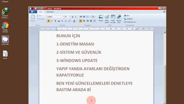 Windows Güncelleştirme (Windows Update) Kapatma смотреть онлайн