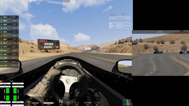Assetto Corsa @ Black Cat County @ Lotus 98T смотреть онлайн