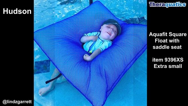 Hudson in the Aquafit Square Float with saddle seat - item 9396XS смотреть онлайн