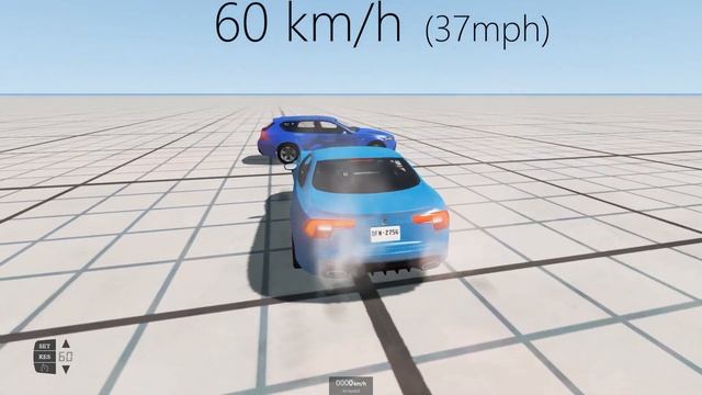 How speed affects a car accident. Beam.NG Drive Experiments #1 смотреть онлайн