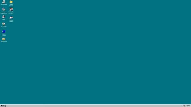 Windows 95 with New Drivers Installed смотреть онлайн
