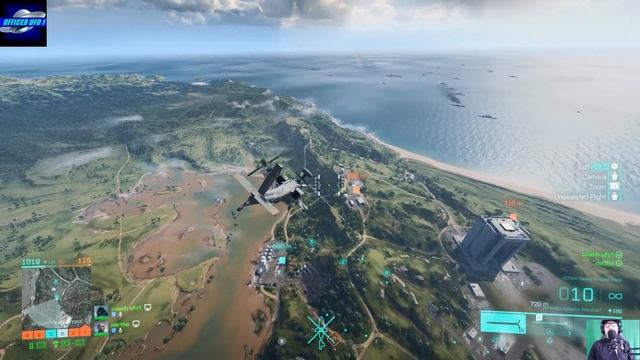 Battlefield 6 2042 BETA Improved Graphics Settings Ep1 AH-64GX Apache Warchief Helicopter in HD смотреть онлайн