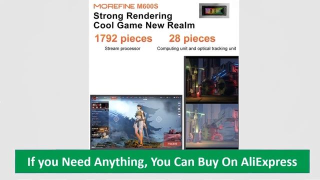 MOREFINE Mini PC Gamer Ryzen 9 5900HX RX6600M GDDR 6 8G DDR4 Wifi 6E смотреть онлайн