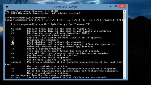 Shutdown Using windows cmd смотреть онлайн