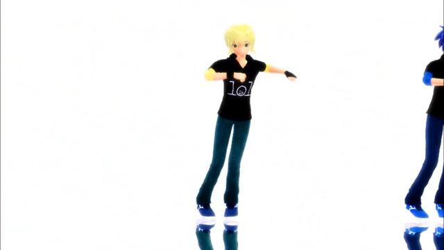 MMD - Bad Apple - Hoodie Kaito and Leon смотреть онлайн