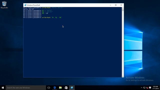Intro to Windows PowerShell: Using Variables mixing Numbers and Text смотреть онлайн