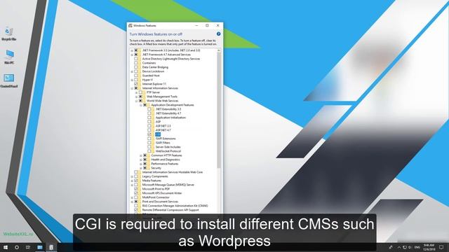How to install Internet Information Services (IIS) for Windows смотреть онлайн