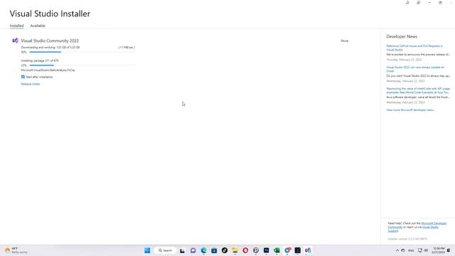 How to install Visual Studio 2022 on Windows 11 смотреть онлайн