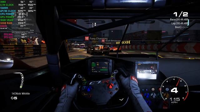 Grid (2019): RTX 3080 + 13600K | HIGH 1440P смотреть онлайн