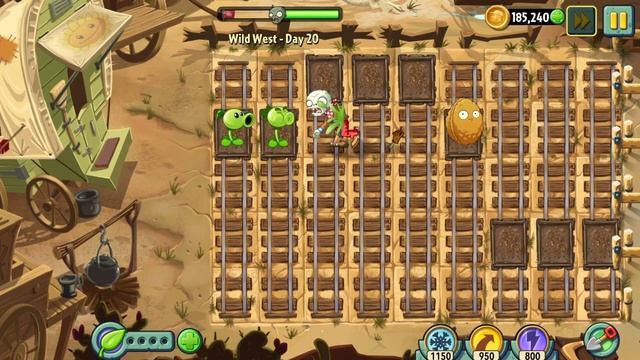 PvZ2 Hardcore Challenge, Wild West - Day 20 смотреть онлайн