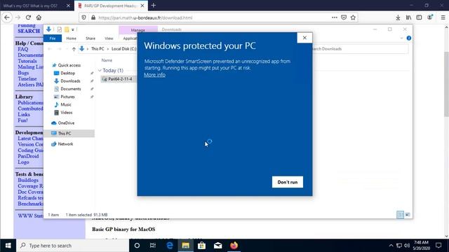 Elementary Number Theory: Installing Pari/GP in Windows 10 смотреть онлайн