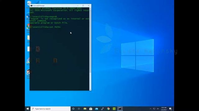 adding an app to the path with cmd (batch) смотреть онлайн