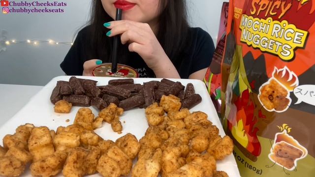 ASMR SPICY MOCHI NUGGETS, DARK CHOCOLATE WATERMELON STICKS, AND MANGO BUBBLE TEA | EXTREME CRUNCH смотреть онлайн