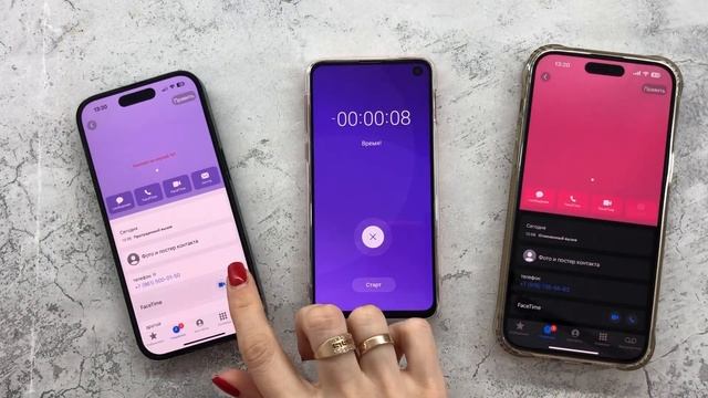 Incoming +Outgoing Call +Alarm Clock +Timer IPhone 14 Pro vs IPhone 14 Pro Max+ Samsung S10e смотреть онлайн