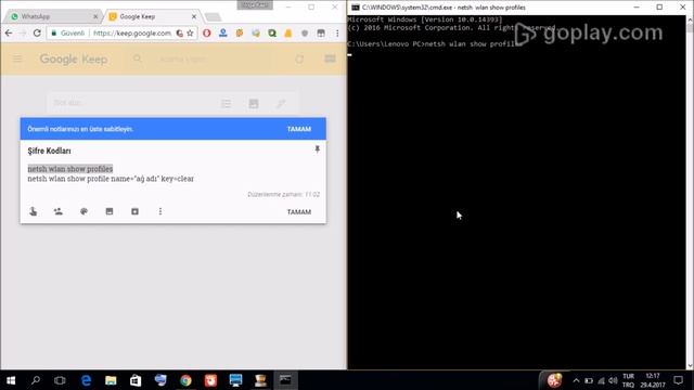 Windows 7/8/10 Bilgisayarda Kayıtlı Wifi Şifresini Görme (Programsız) смотреть онлайн