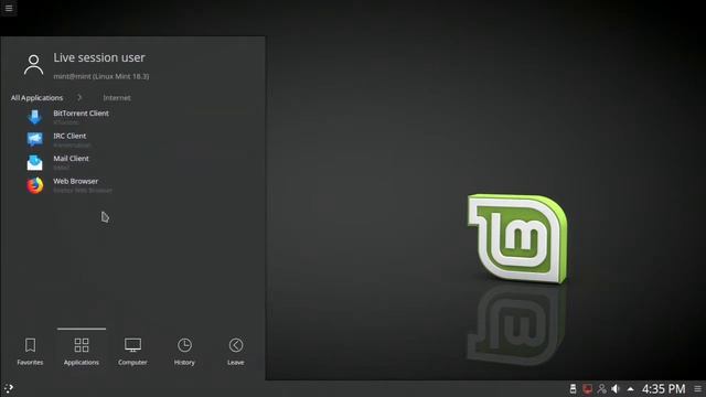 Scroll-thru : Linux - Mint (32bit - v 18.3 - KDE Desktop) смотреть онлайн
