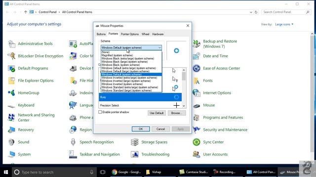 How to change your mouse cursor (pointer) on Windows 10 смотреть онлайн