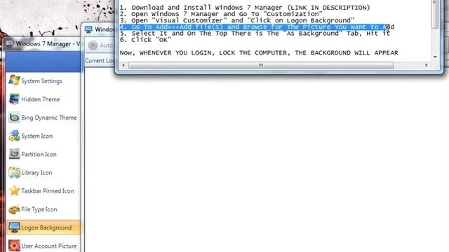 How to Change the Logon Background in Windows 7? - EasyTutorials смотреть онлайн