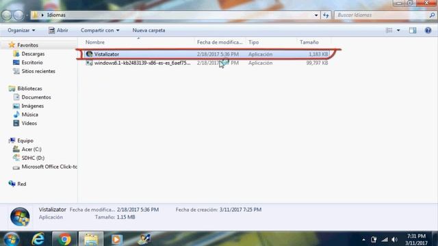 Como cambiar de idioma de su Windows 7 смотреть онлайн