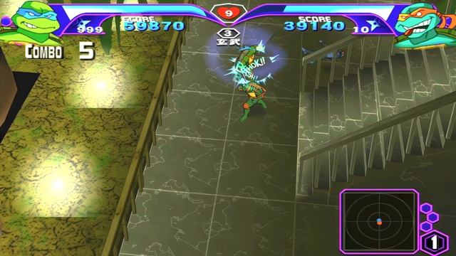 Teenage Mutant Ninja Turtles 2003 - 2 Players Co-Op Full Playthrough -Everlasting Gaming смотреть онлайн