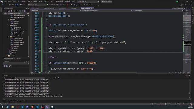 Programming Flappy Bird into your desktop wallpaper #3.5 | #programming #gamedev #dev #games смотреть онлайн