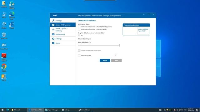 Intel Rapid Storage Technology (IRST)