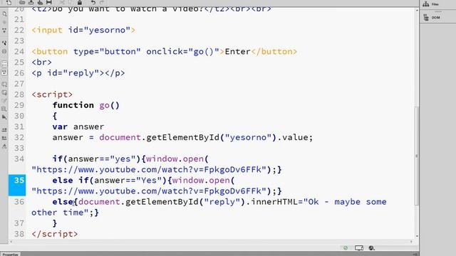 If Else to make choices in JavaScript part 6 смотреть онлайн