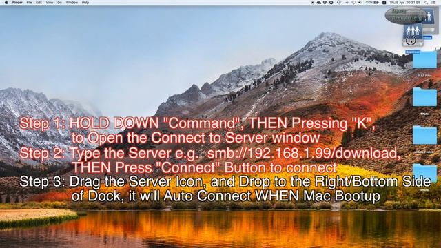 macOS Open Connect to Server Windows Keyboard Shortcuts Demo смотреть онлайн