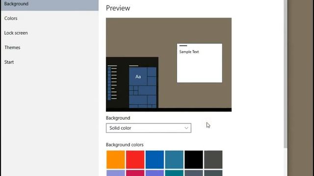 How to change background color or wallpaper in Windows 10 смотреть онлайн