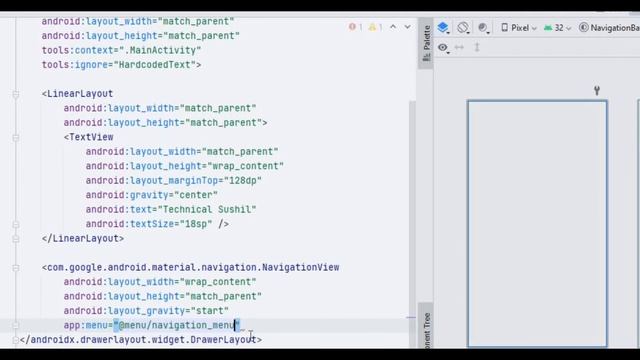 Create a Navigation Bar | With Source Code | Apk Link | Complete Guide | Technical Sushil смотреть онлайн